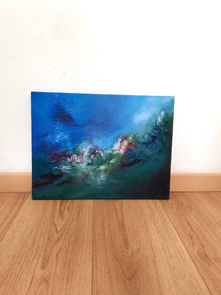 Original Abstract Expressionism Abstract Painting by Alie Ten Hove