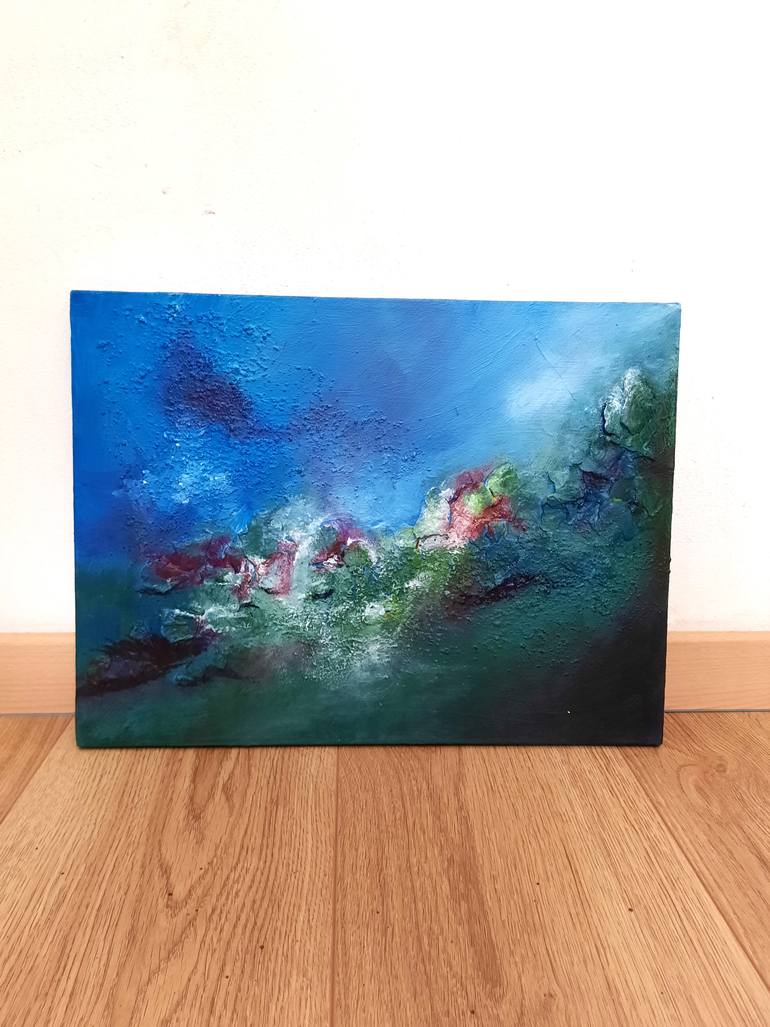 Original Abstract Expressionism Abstract Painting by Alie Ten Hove
