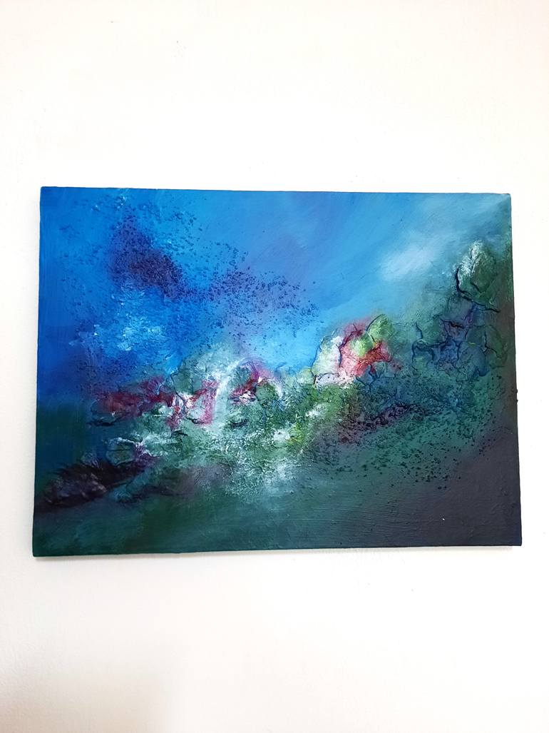 Original Abstract Expressionism Abstract Painting by Alie Ten Hove