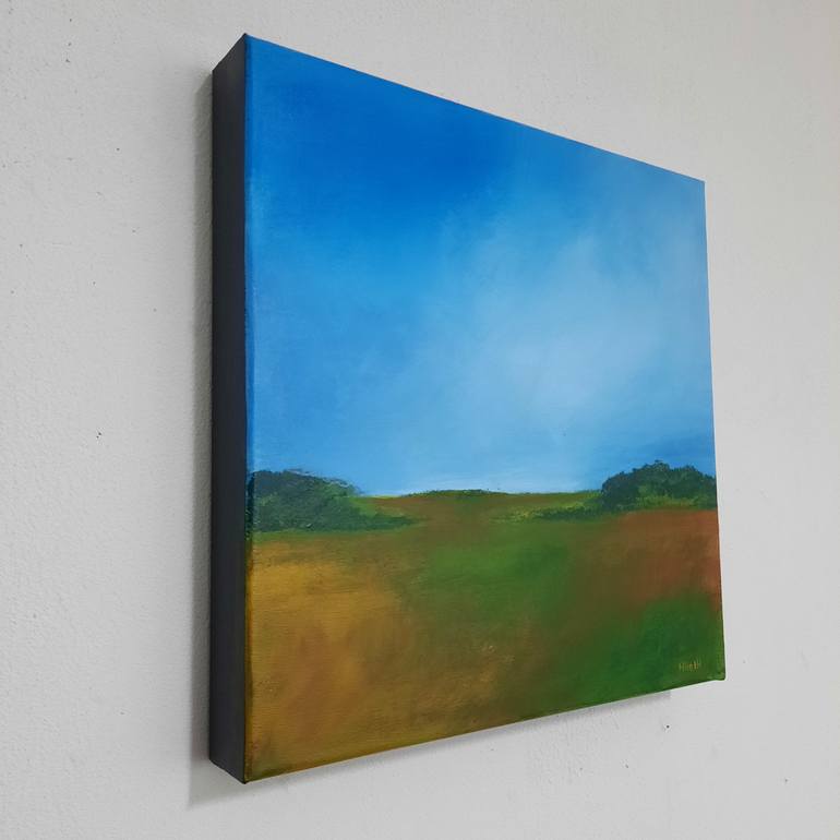 Original Abstract Expressionism Landscape Painting by Alie Ten Hove