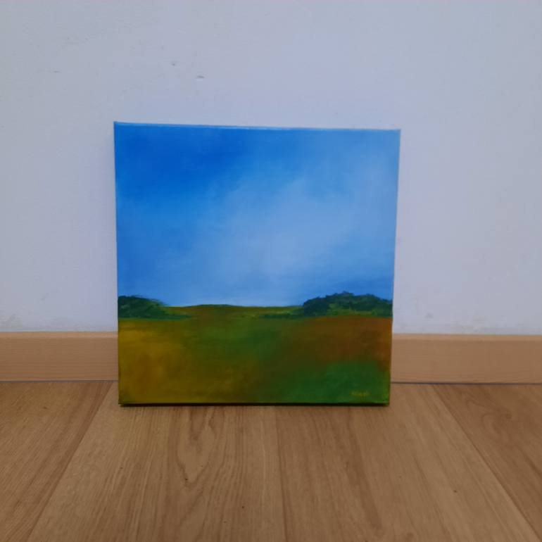 Original Abstract Expressionism Landscape Painting by Alie Ten Hove