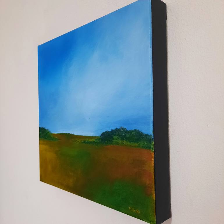 Original Abstract Expressionism Landscape Painting by Alie Ten Hove