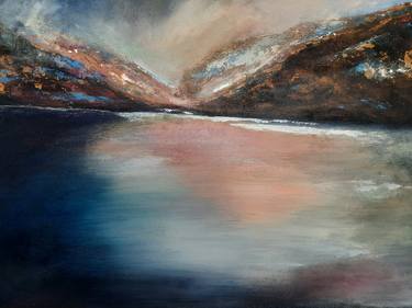 Original Abstract Expressionism Landscape Painting by Alie Ten Hove
