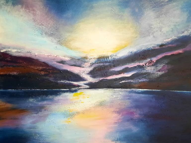 Print of Abstract Landscape Paintings by Alie Ten Hove
