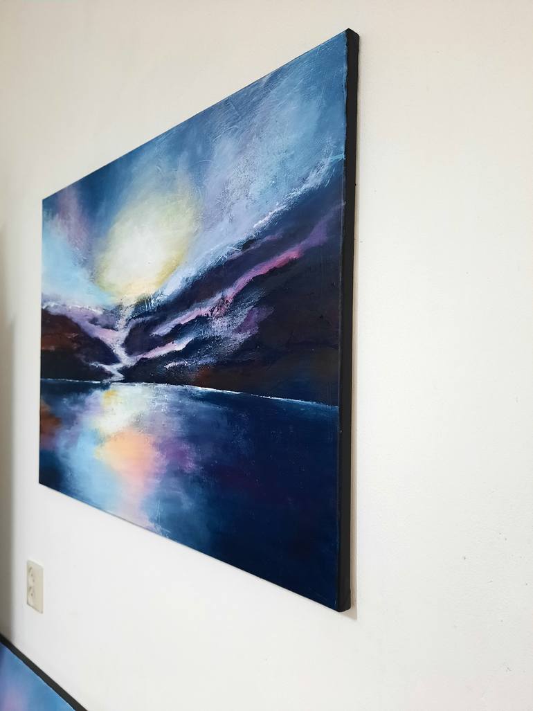 Original Abstract Landscape Painting by Alie Ten Hove