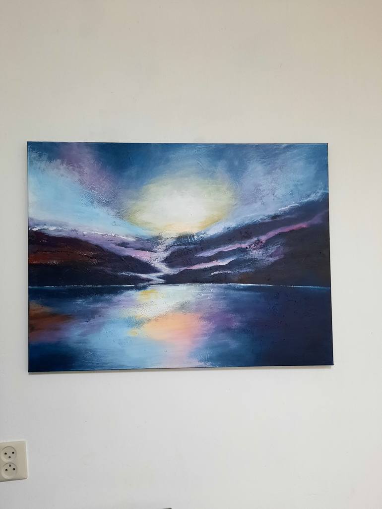 Original Abstract Landscape Painting by Alie Ten Hove