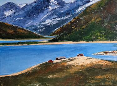 Original Impressionism Landscape Paintings by Alie ten Hove