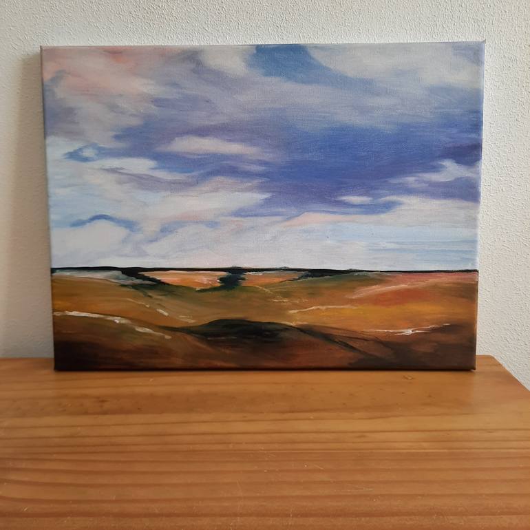 Original Abstract Landscape Painting by Alie ten Hove