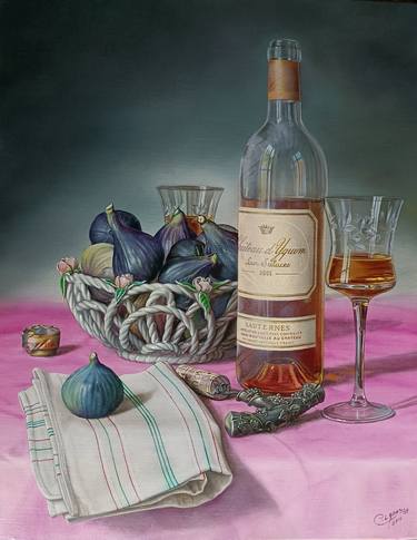 Original Figurative Still Life Paintings by Christian Labelle