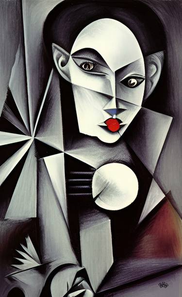 Print of Cubism Abstract Paintings by Anna Alekberova