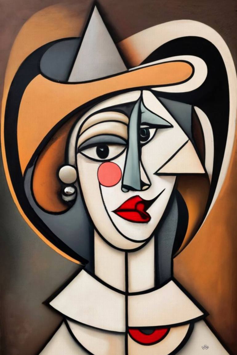 Print of Cubism Abstract Paintings by Anna Alekberova