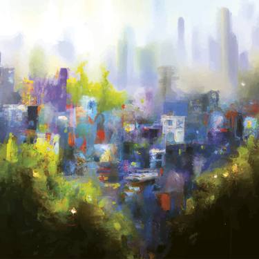 Expressive Vector Oil Paint City 24 thumb