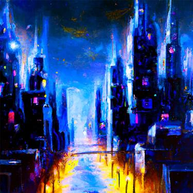 Expressive Vector Oil Paint City 26 thumb