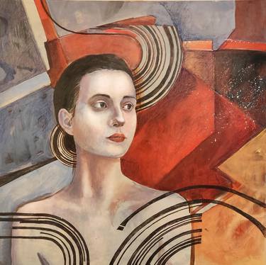 Original Figurative Women Paintings by Viola Artemani