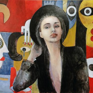 Original Figurative Abstract Paintings by Viola Artemani