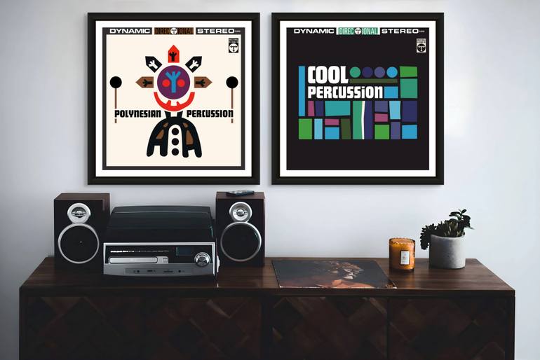 Original Modernism Music Printmaking by Vincent Gerard