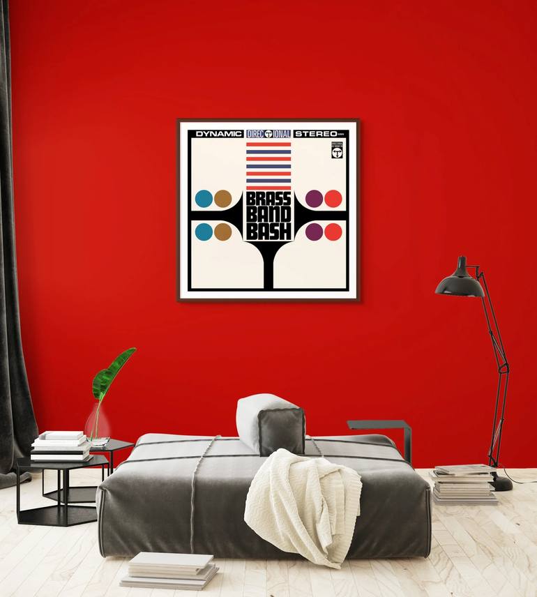 Original Modernism Music Printmaking by Jazzfest Gallery