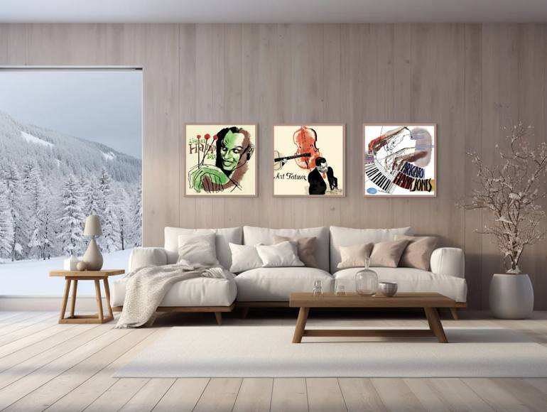 Original Art Deco Music Printmaking by Vincent Gerard