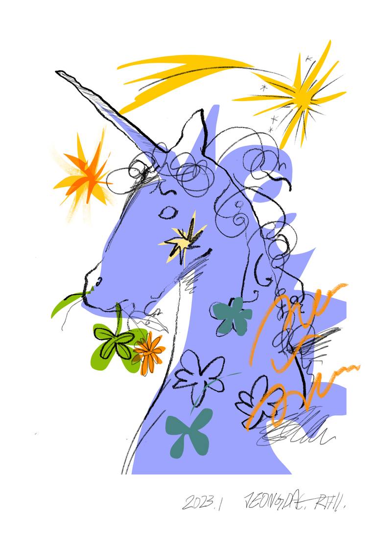 Original Illustration Fantasy Drawing by Jd Rhii
