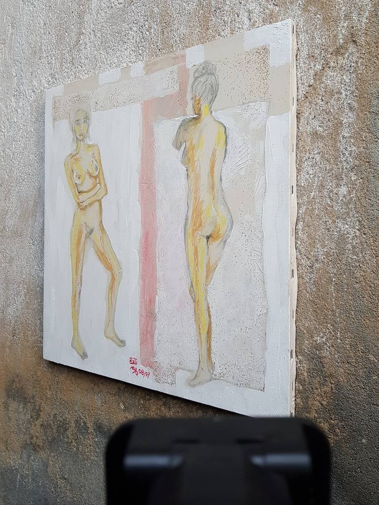 Original Fine Art Body Painting by Dimitribali Pastpaintings