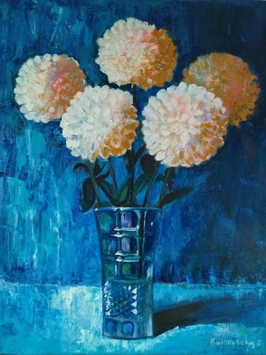 Original Floral Paintings by Solomiia Kulchytska