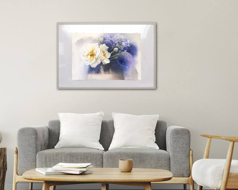 Original Floral Painting by Natalja Bluma