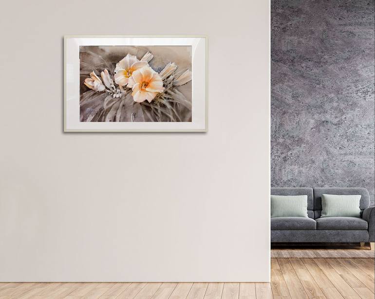Original Contemporary Floral Painting by Natalja Bluma
