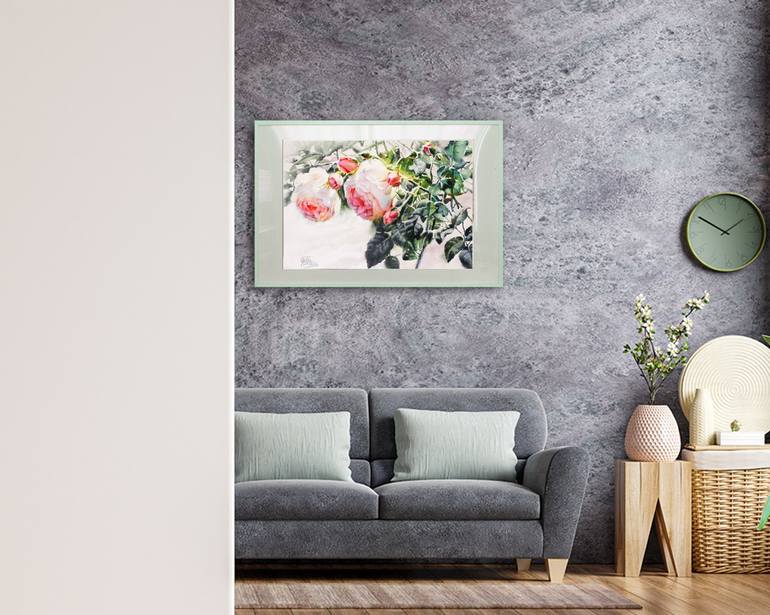 Original Floral Painting by Natalja Bluma