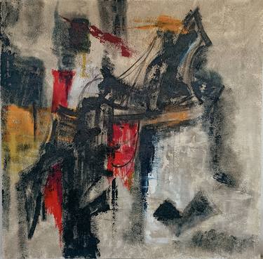Original Abstract Expressionism Abstract Paintings by Vincenzo Portuese