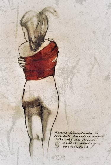 Original Figurative Nude Drawings by guido de bruyn