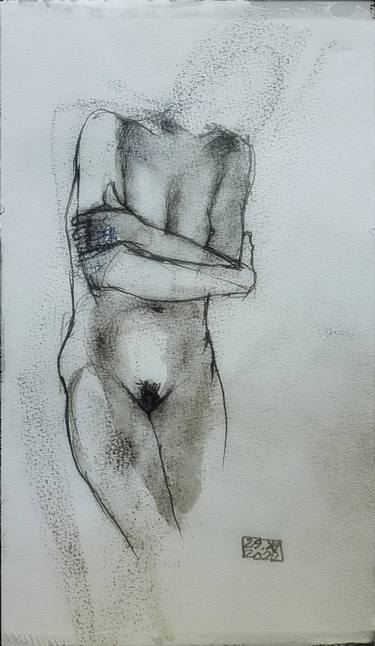 Original Figurative Nude Drawings by guido de bruyn