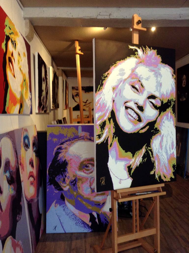 Original Contemporary Pop Culture/Celebrity Painting by Hans Veltman