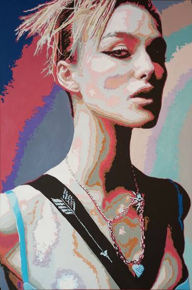 Original Contemporary Pop Culture/Celebrity Painting by Hans Veltman