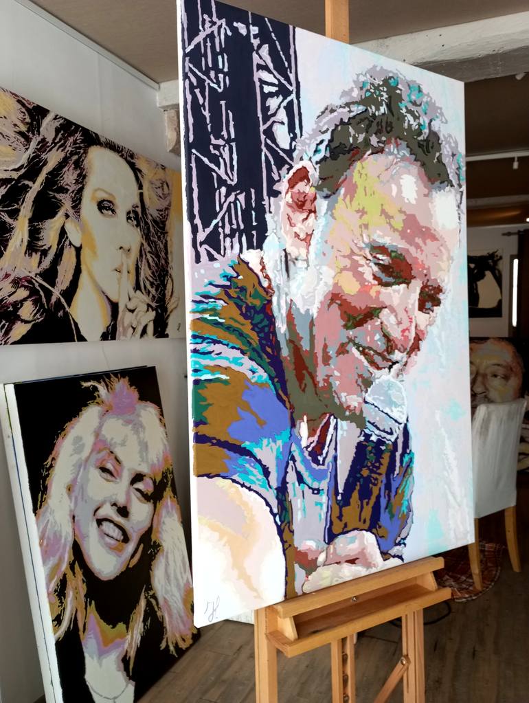 Original Pop Art Pop Culture/Celebrity Painting by Hans Veltman