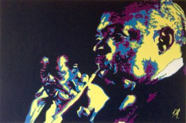 Oscar Peterson and Count Basie Pop art thumb