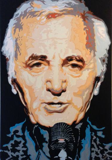 Charles Aznavour Pop art thumb