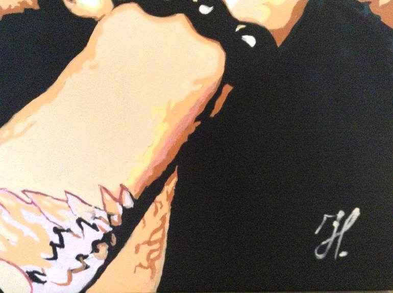 Original Figurative Pop Culture/Celebrity Painting by Hans Veltman