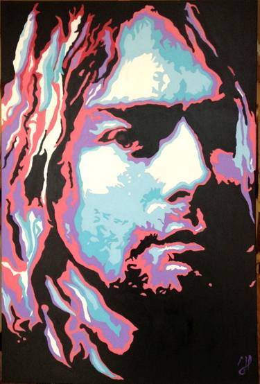 Kurt Cobain Pop art thumb
