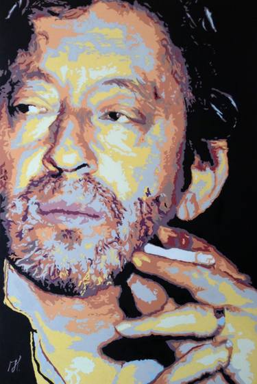 Original Figurative Pop Culture/Celebrity Paintings by Hans Veltman