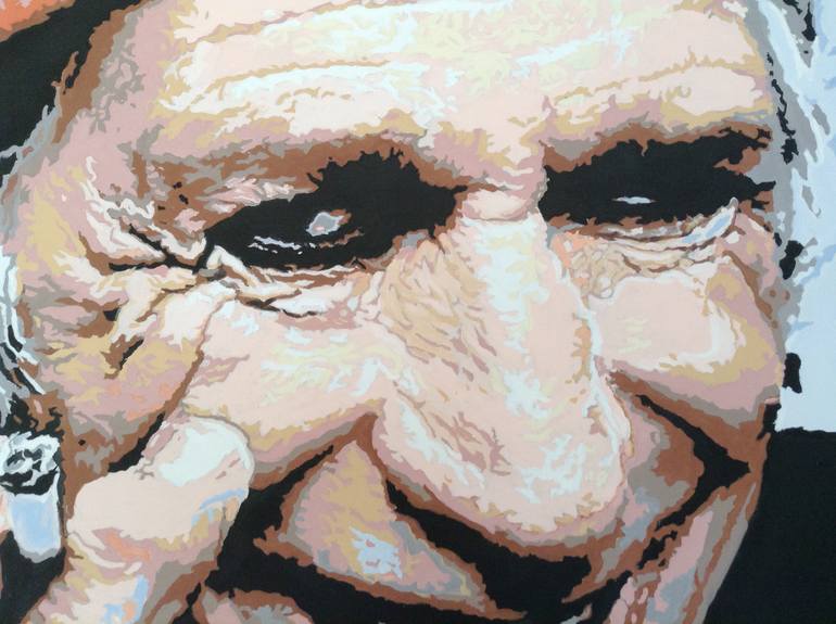 Original Fine Art Pop Culture/Celebrity Painting by Hans Veltman
