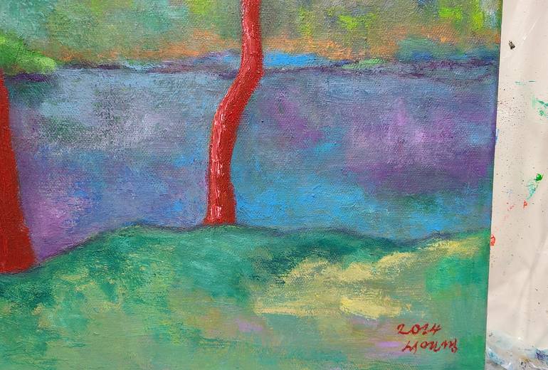 Original Expressionism Landscape Painting by Seo Yeongyeong