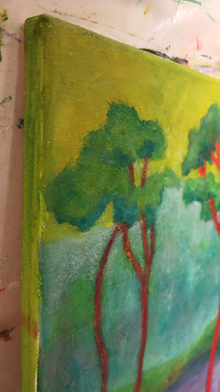 Original Expressionism Landscape Painting by Seo Yeongyeong