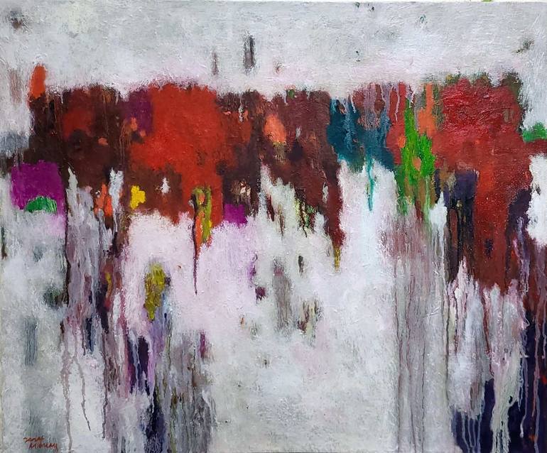 Original Abstract Expressionism Abstract Paintings by Seo Yeongyeong