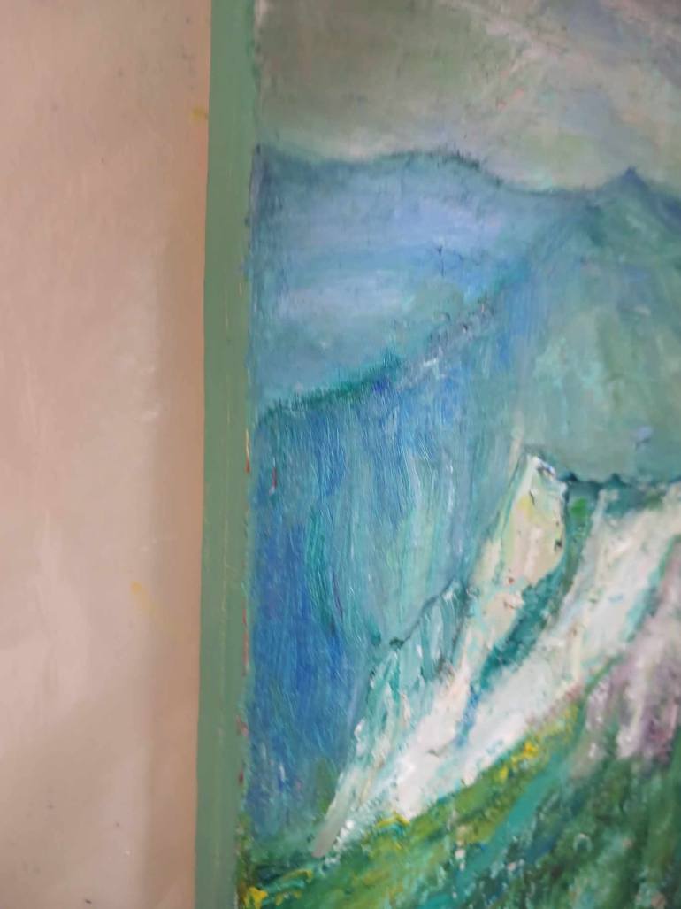 Original Abstract Expressionism Landscape Painting by Seo Yeongyeong