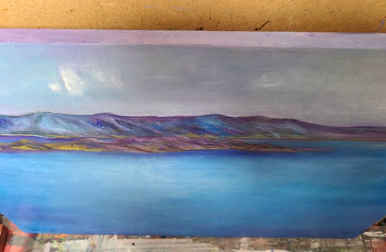 Original Abstract Seascape Painting by Seo Yeongyeong