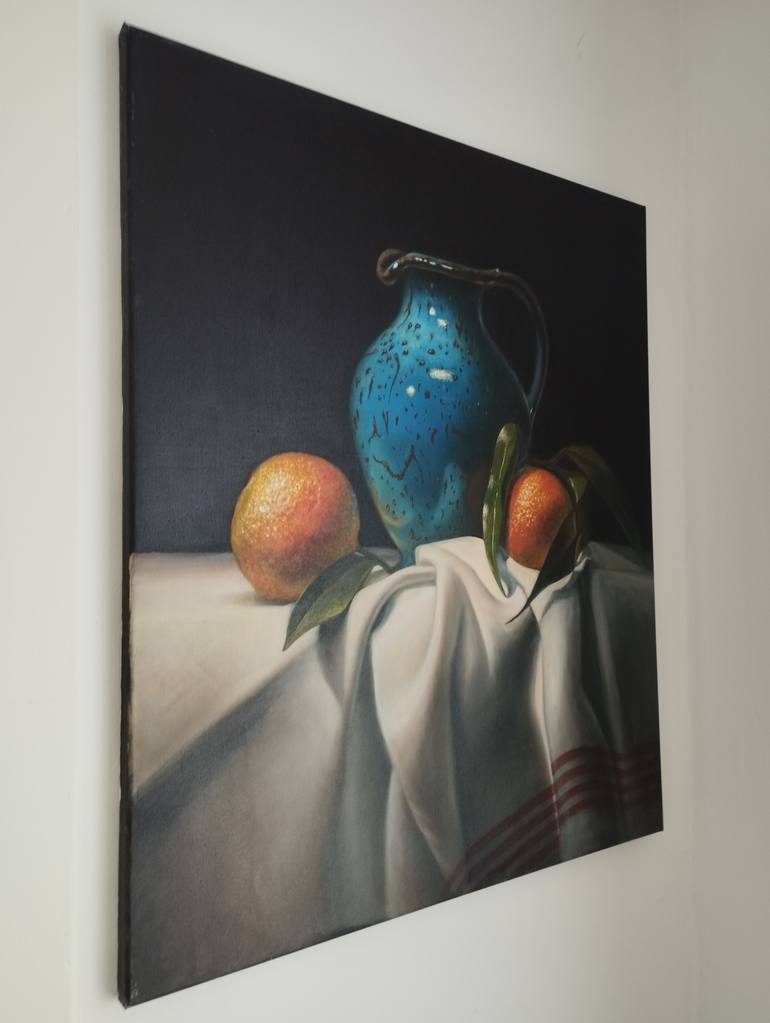 Original Photorealism Still Life Painting by Yelyzaveta Starostina