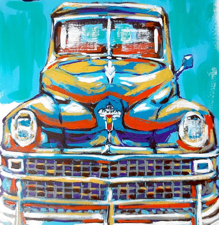 Original Abstract Transportation Painting by Rohan Khuntale