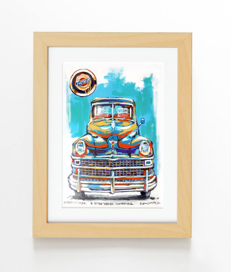 Original Abstract Transportation Painting by Rohan Khuntale