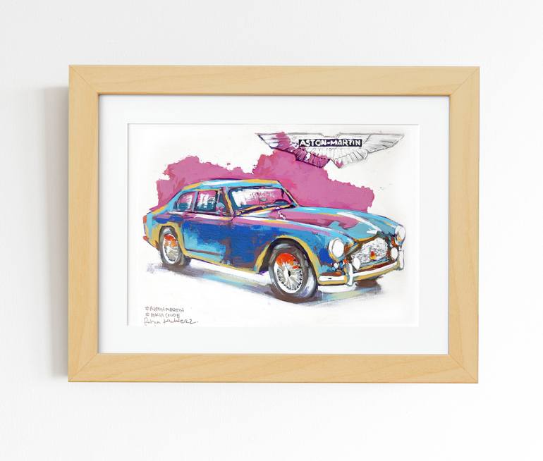 Original Art Deco Transportation Painting by Rohan Khuntale
