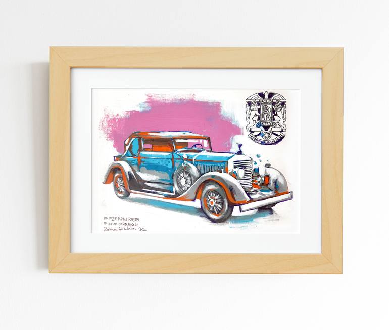 Original Abstract Transportation Painting by Rohan Khuntale